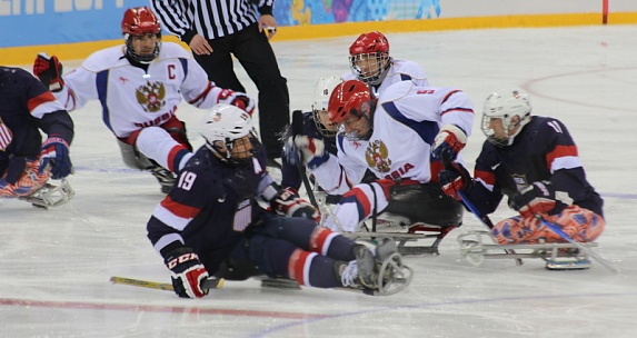 Total success of Russian sledge hockey players  