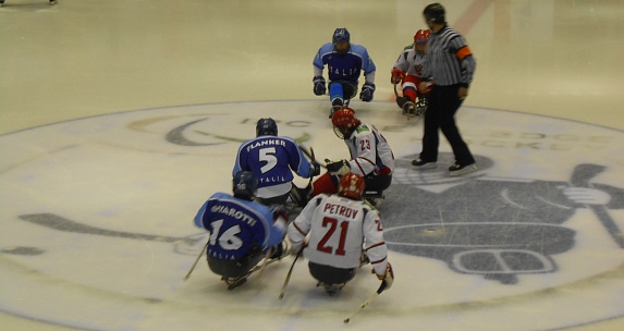 A giddy success of the Russian sledge hockey players in International tournament in Italy