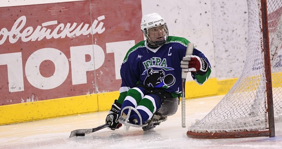 Sledge Hockey Club “Ugra” won the third match in a row in the Championship of Russia.