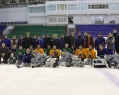 The players of KHL “Ugra” visited sledge hockey players.